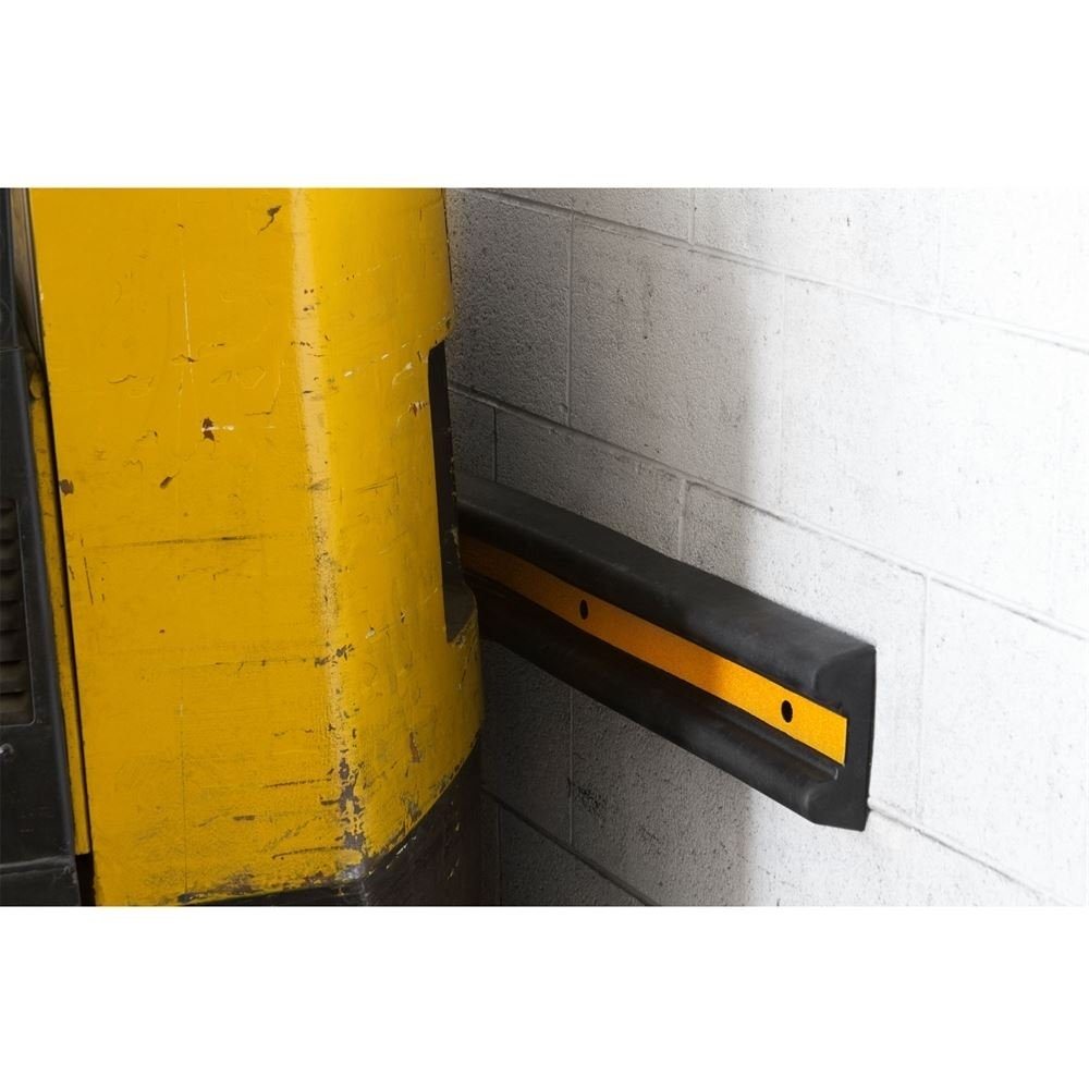 Rubber Wall Protector - Black & Yellow
