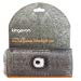 4 LED SMD USB Rechargeable Headlight Hat - Grey