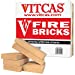 Fire Bricks for Stoves & Fireplaces, 230 x 114 x 32mm, 6 Pack