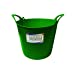 26L Heavy Duty Flexi Flexible Garden Container Storage Bucket Tub - Green