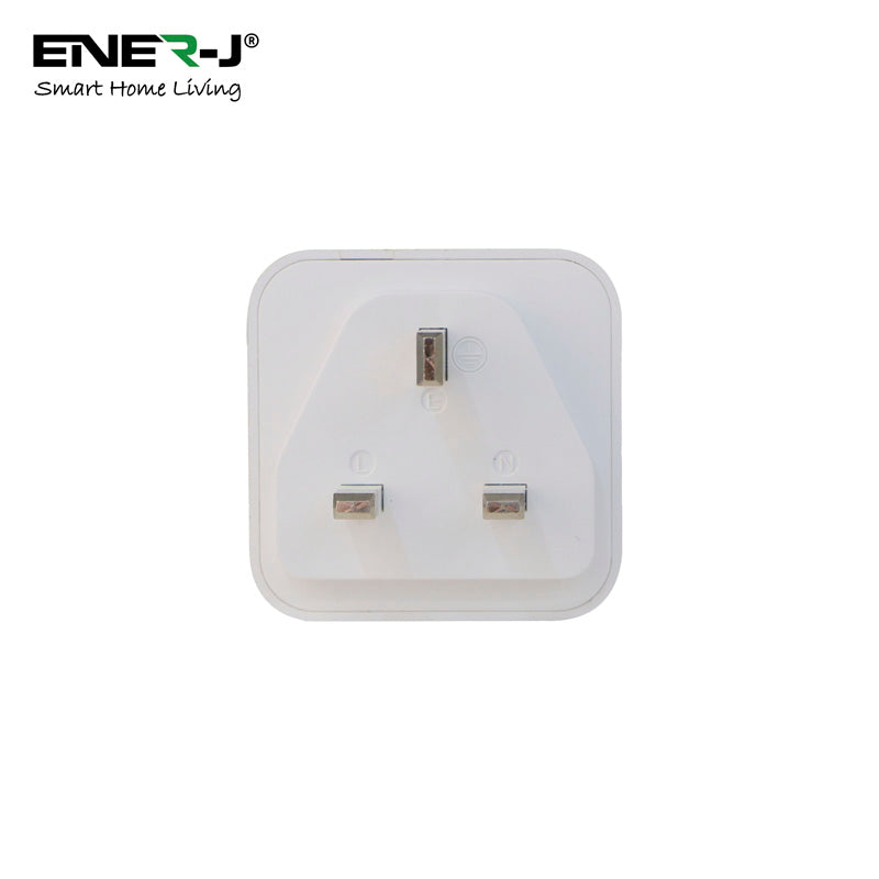 13A WiFi Smart Plug, UK BS Plug, With Energy Monitor