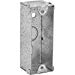 1G 28mm Architrave Galvanised Back Box