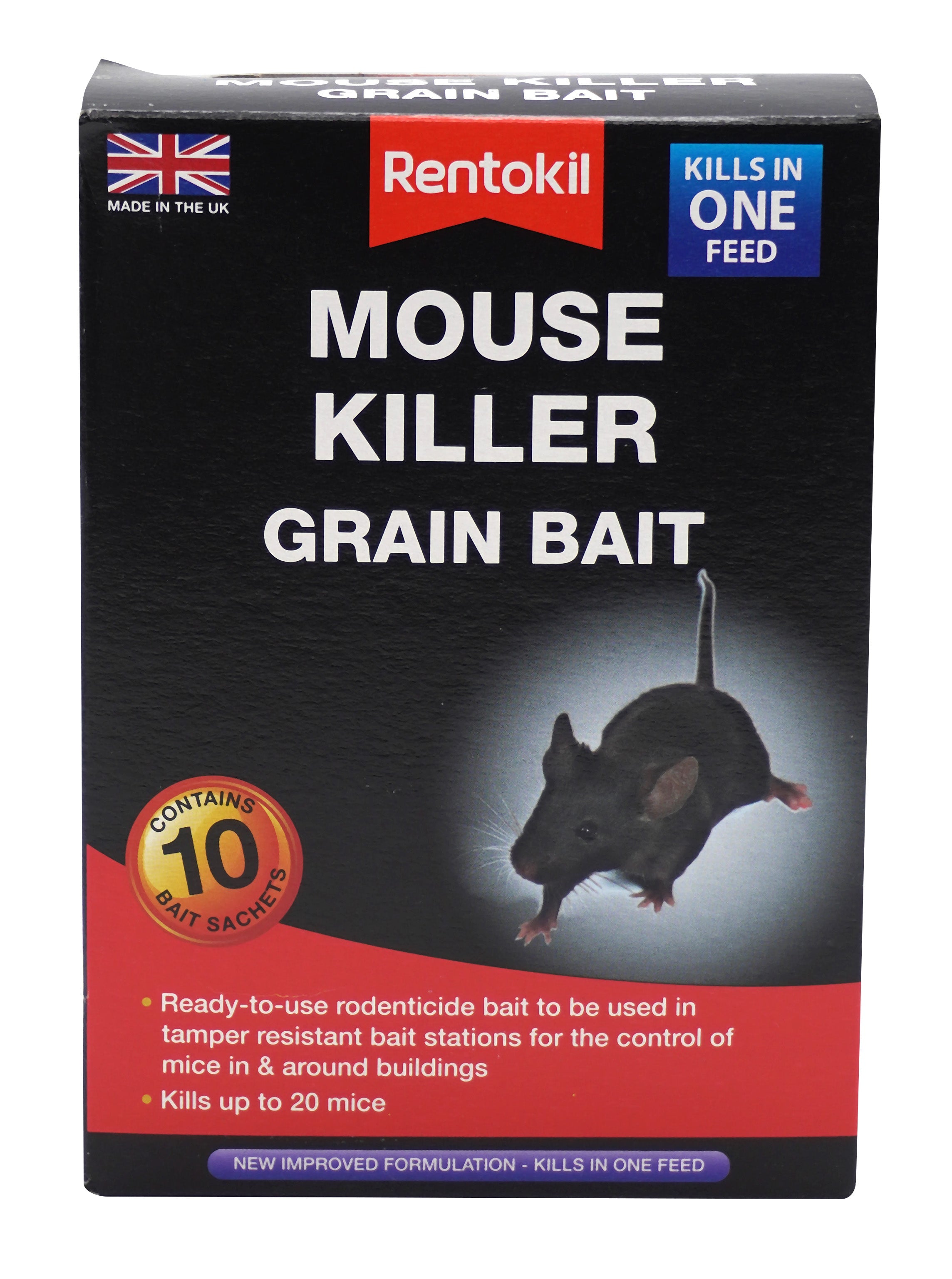 Mouse Killer Grain Bait - 10 Sachet