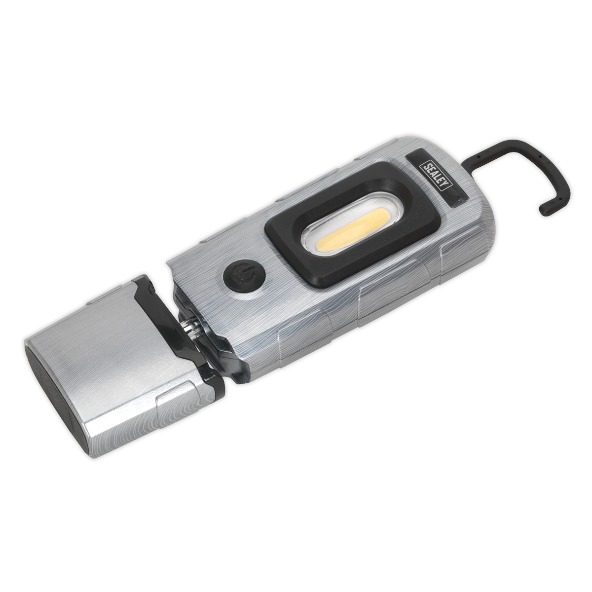 Rechargeable LED 360 Inspection Lamp - Brushed Aluminium