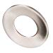 Evolve Fire Rated Twist & Lock Downlight Fixed Trim Bezel - Brushed Chrome