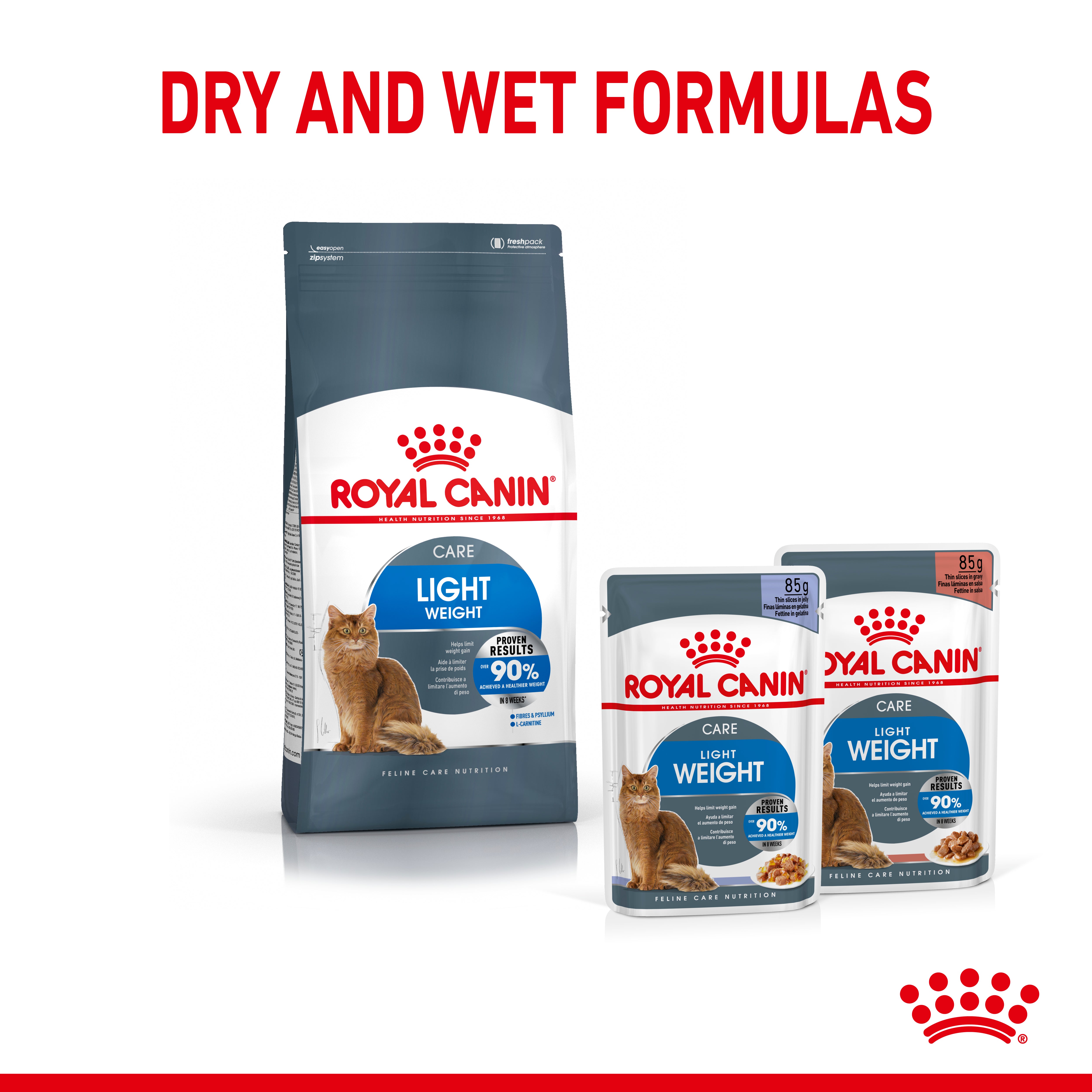 Light Weight Care in Gravy Adult Wet Cat Food, 85g x 12 Pack