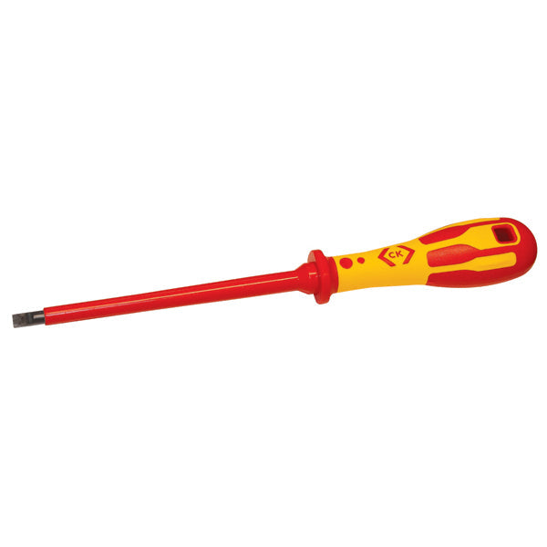 8.0X175mm Dextro Slotted Parallel Flat Head VDE Insulated Screwdriver
