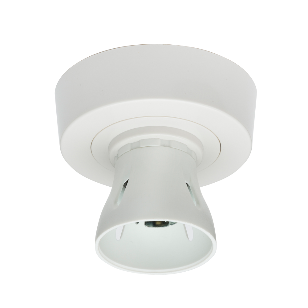 T2 HO BC Batten Holder with Ceiling Rose Base 3-plate