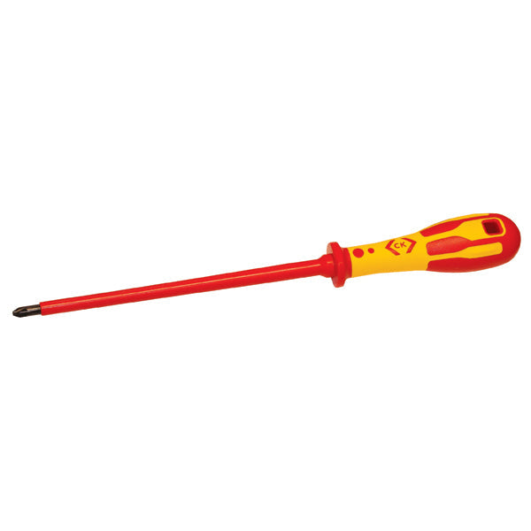 Dextro Pozi Drive Star Head VDE Insulated Screwdriver - PZ2 (200mm)