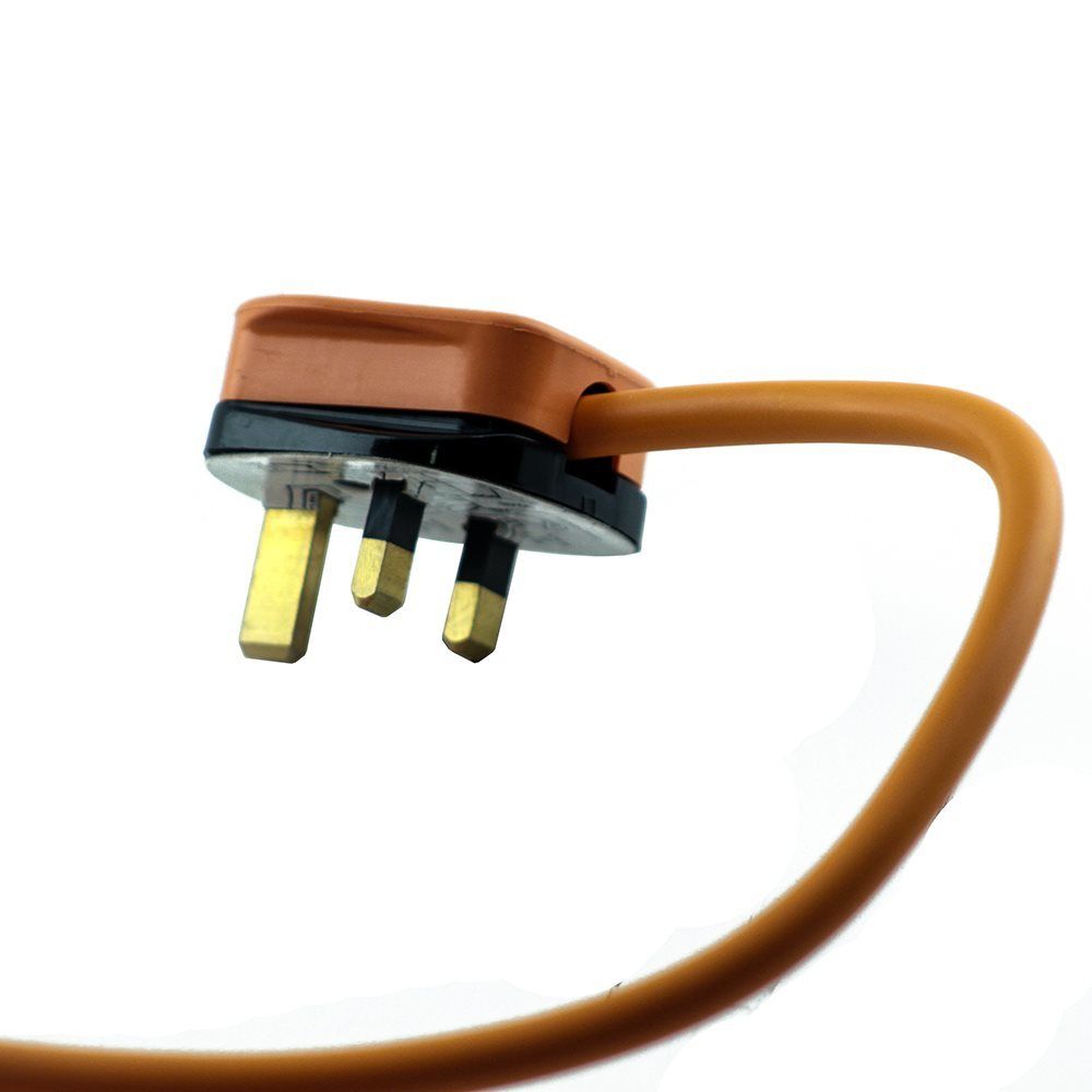 2G Orange Trail Plug Extension Lead on H Frame - 20m