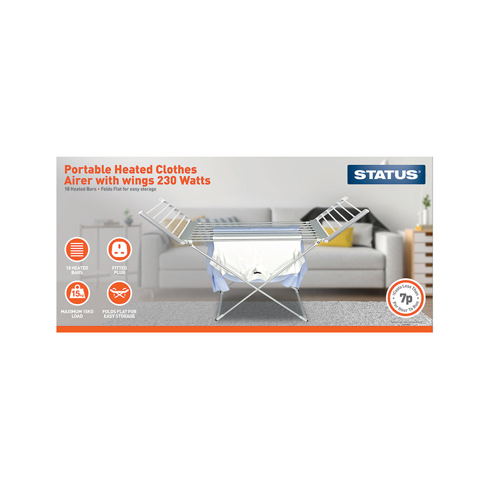 220W Eco Friendly Electric Heated Clothes Airer