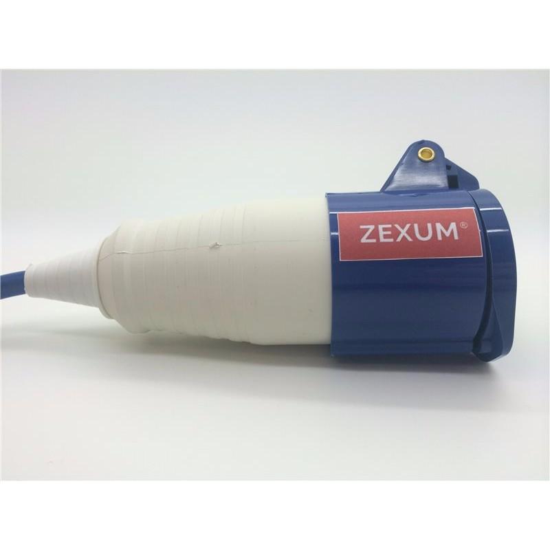 16A 230V Blue Arctic Male to Female Electric Mains Hook Up Extension Cable Lead - 5m