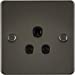 Flat Plate 10AX 3 Pole Fan Isolator Switch - Gunmetal