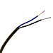 0.5mm 2 Core PVC Flex Cable Gold Flat 2192Y - 5m