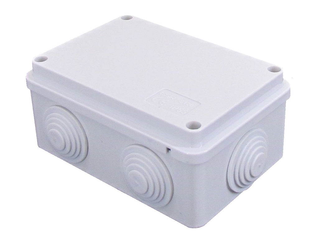 Square IP56 Junction Box With Rubber Grommets - 150mm