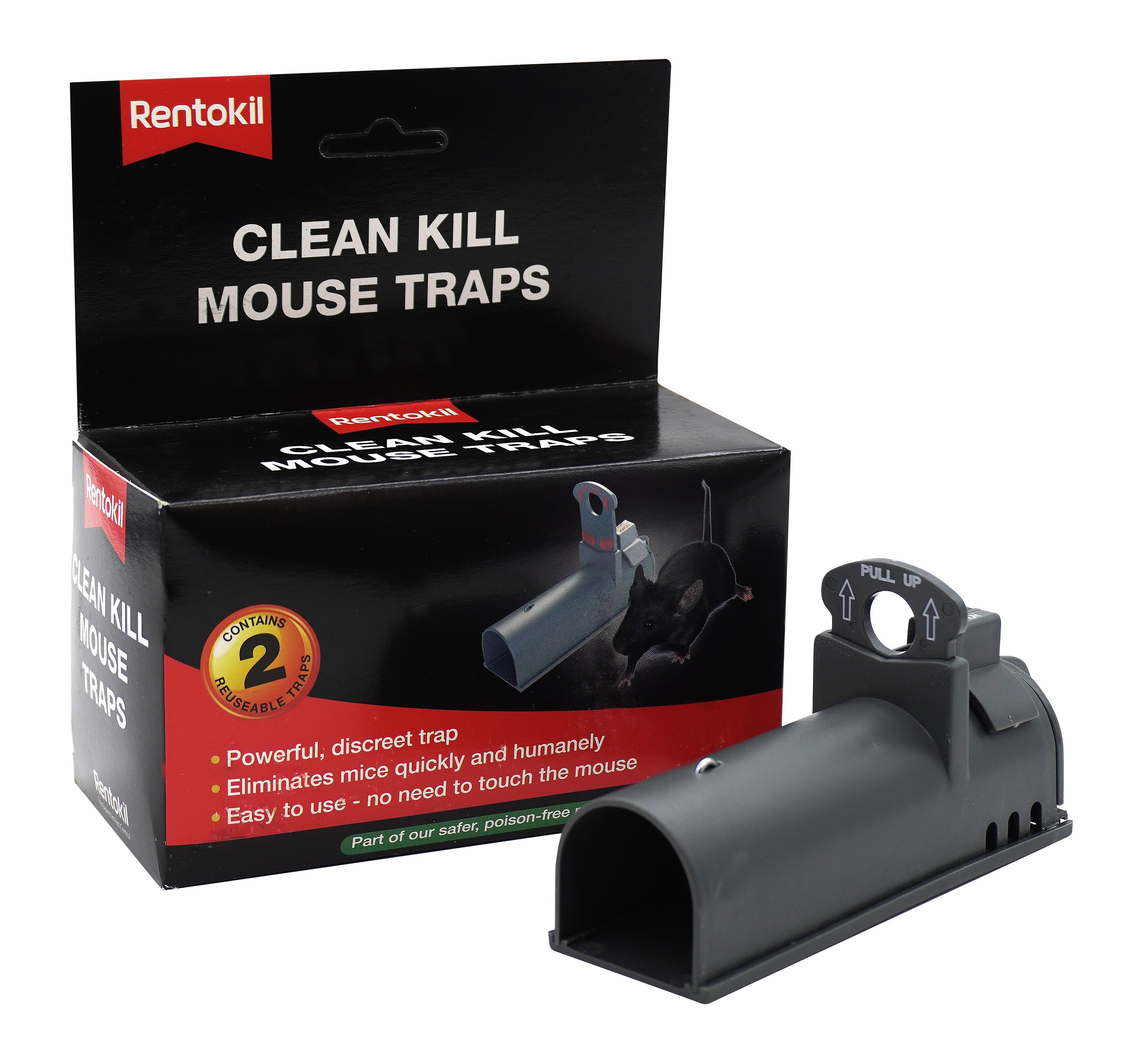 Clean Kill Mouse Traps - Twin Pack