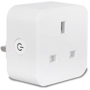 13A WiFi Smart Plug, UK BS Plug, With Energy Monitor