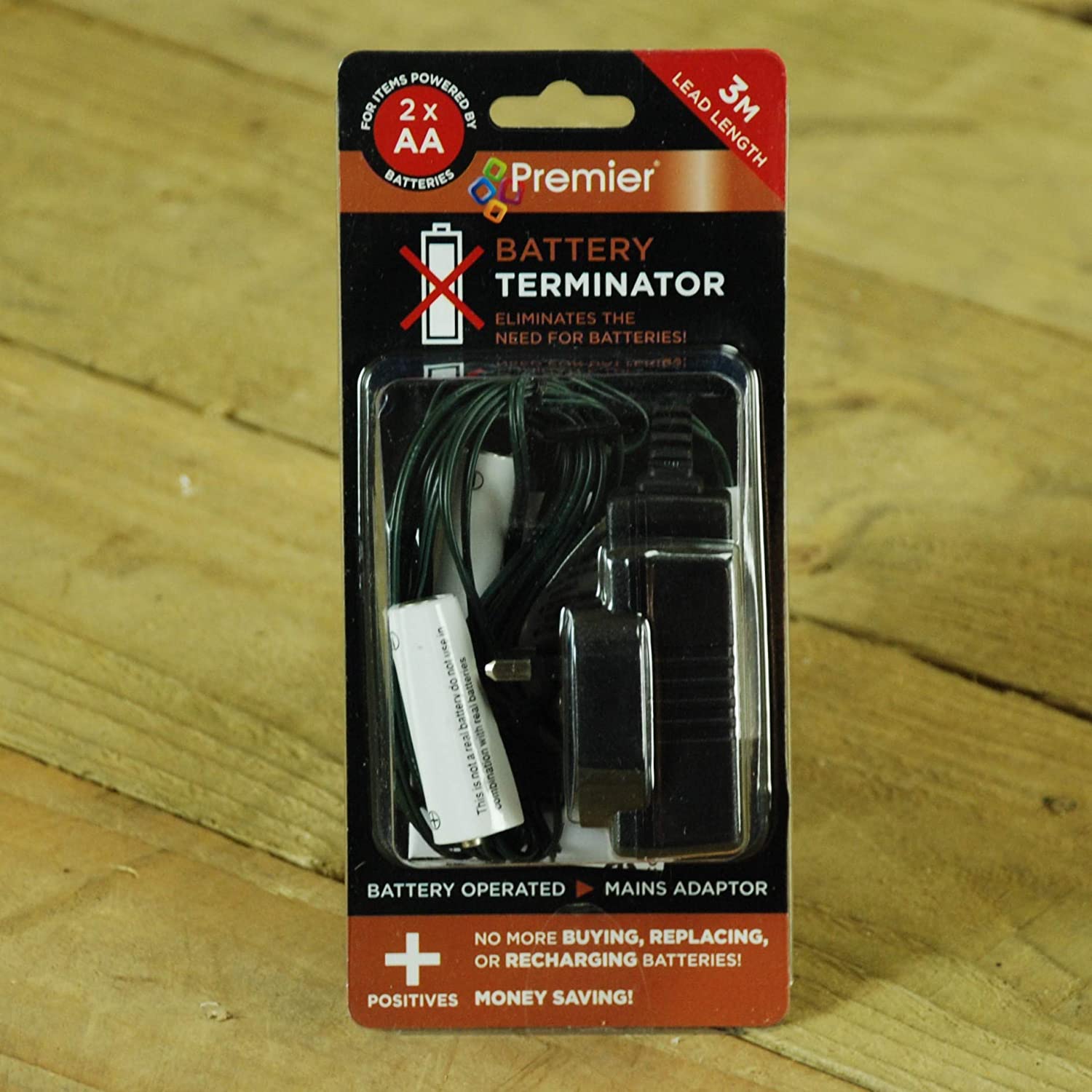 2 x AA 3V Mains Adaptor Battery Replacement