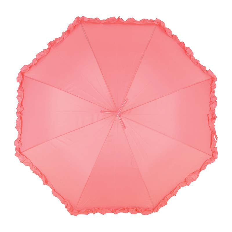 Standing Flamingo Umbrella With Ruffles