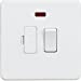Screwless 13A Switched Fused Spur Unit with Neon - Matt White