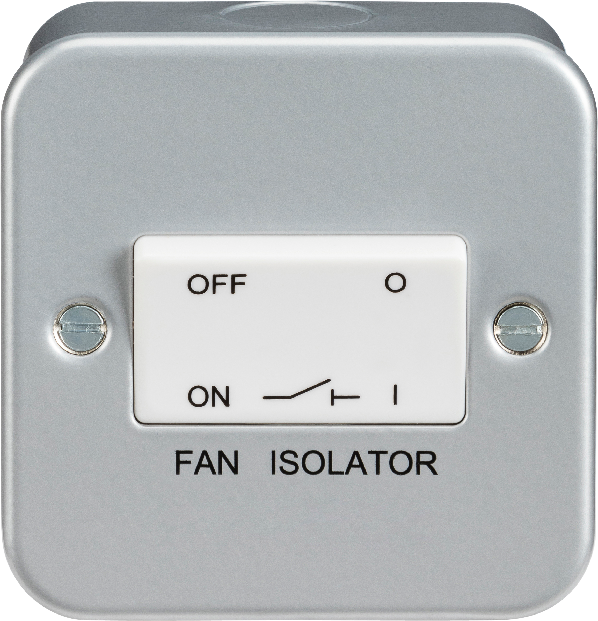 10A 1G Triple Pole 230V Metal Clad Fan Isolator Switch