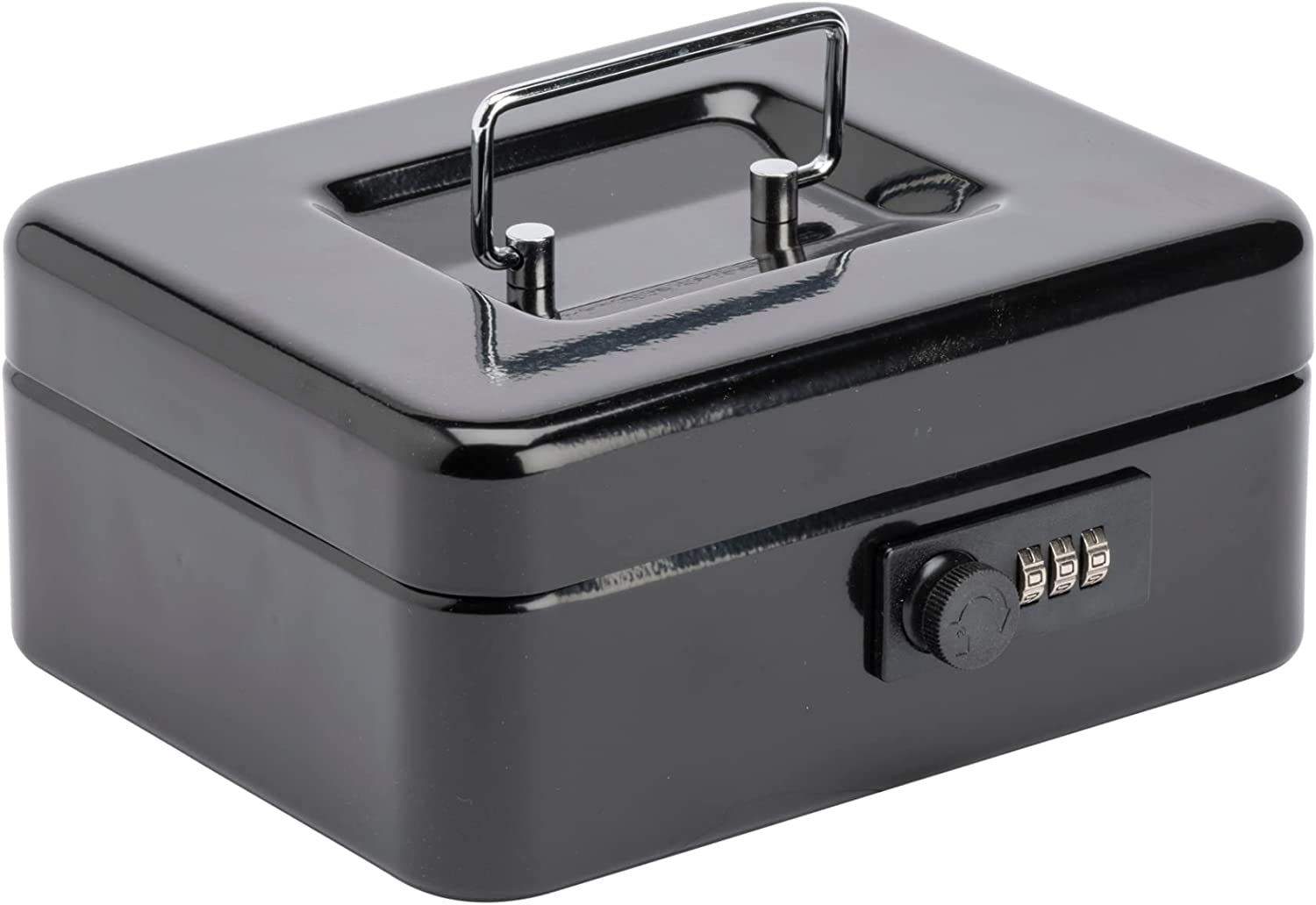 8 Combination Cash Box - Black