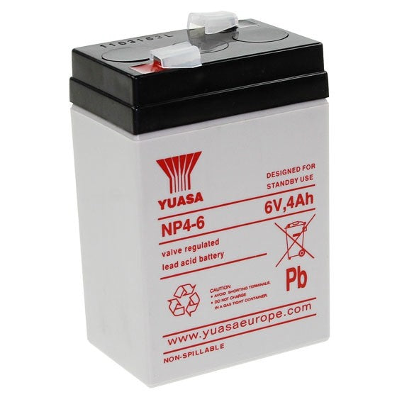 6V 4Ah Sealed Lead Acid Battery