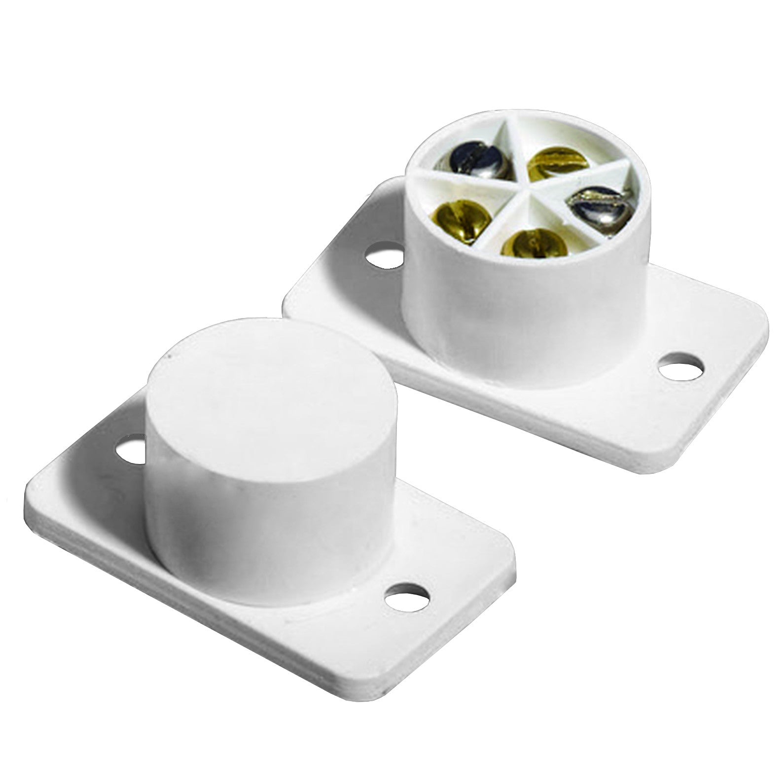 Grade 1 5 Terminal White Flush Fit Door Intruder Alarm Contact