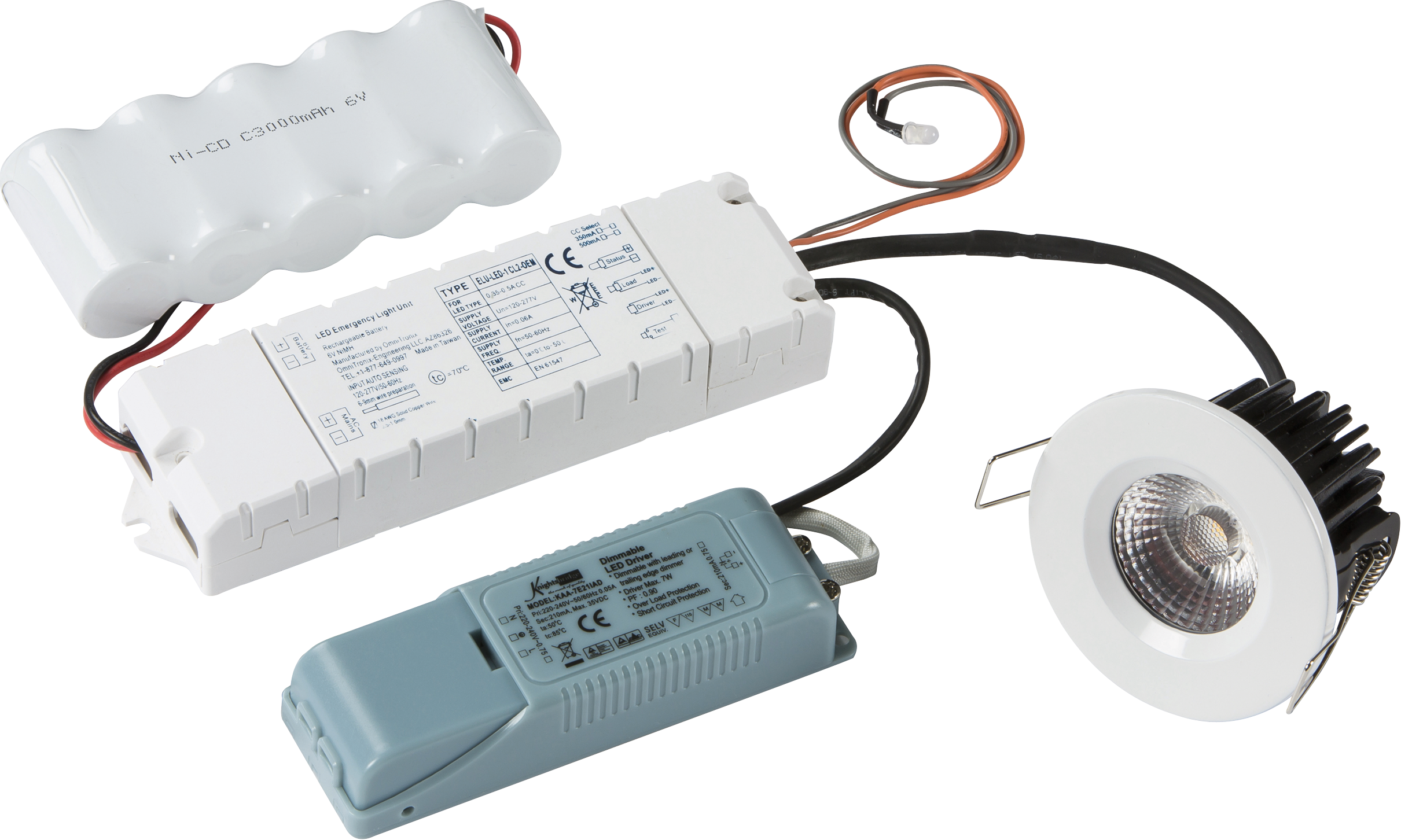 Emergency Kit for VFRCOB 7W Fire Knight & VFR8 ProKnight