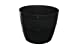 50cm Barrel Planter, Black
