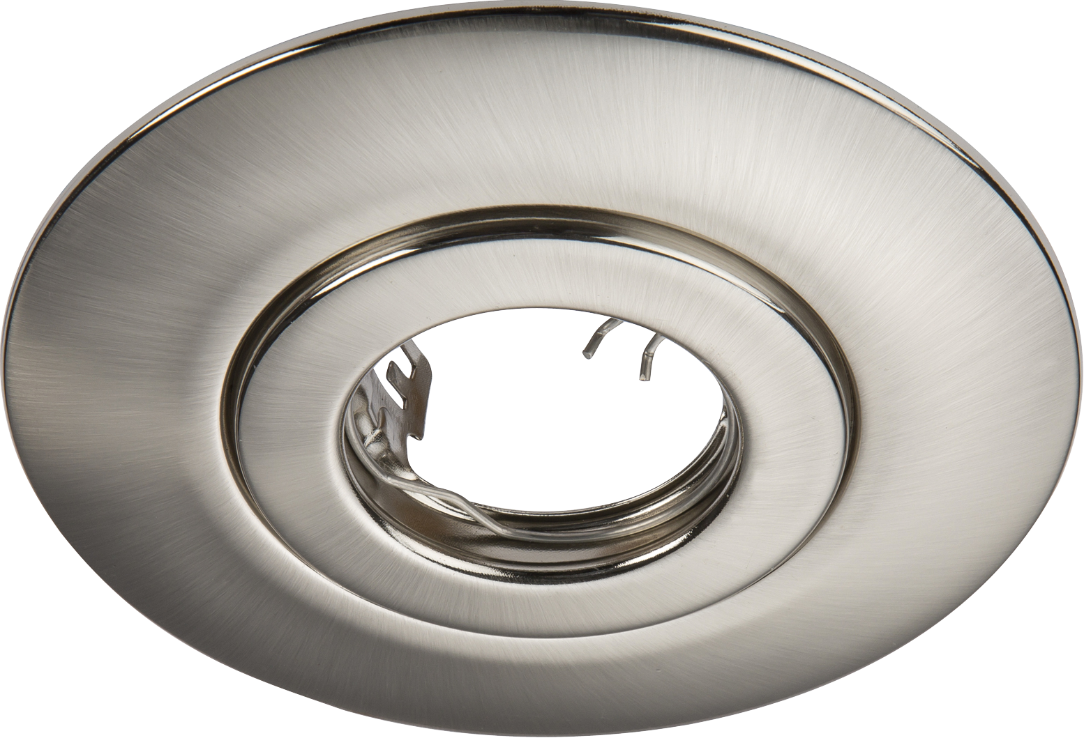 Recessed Downlight Hole Converter Kit - Brushed Chrome