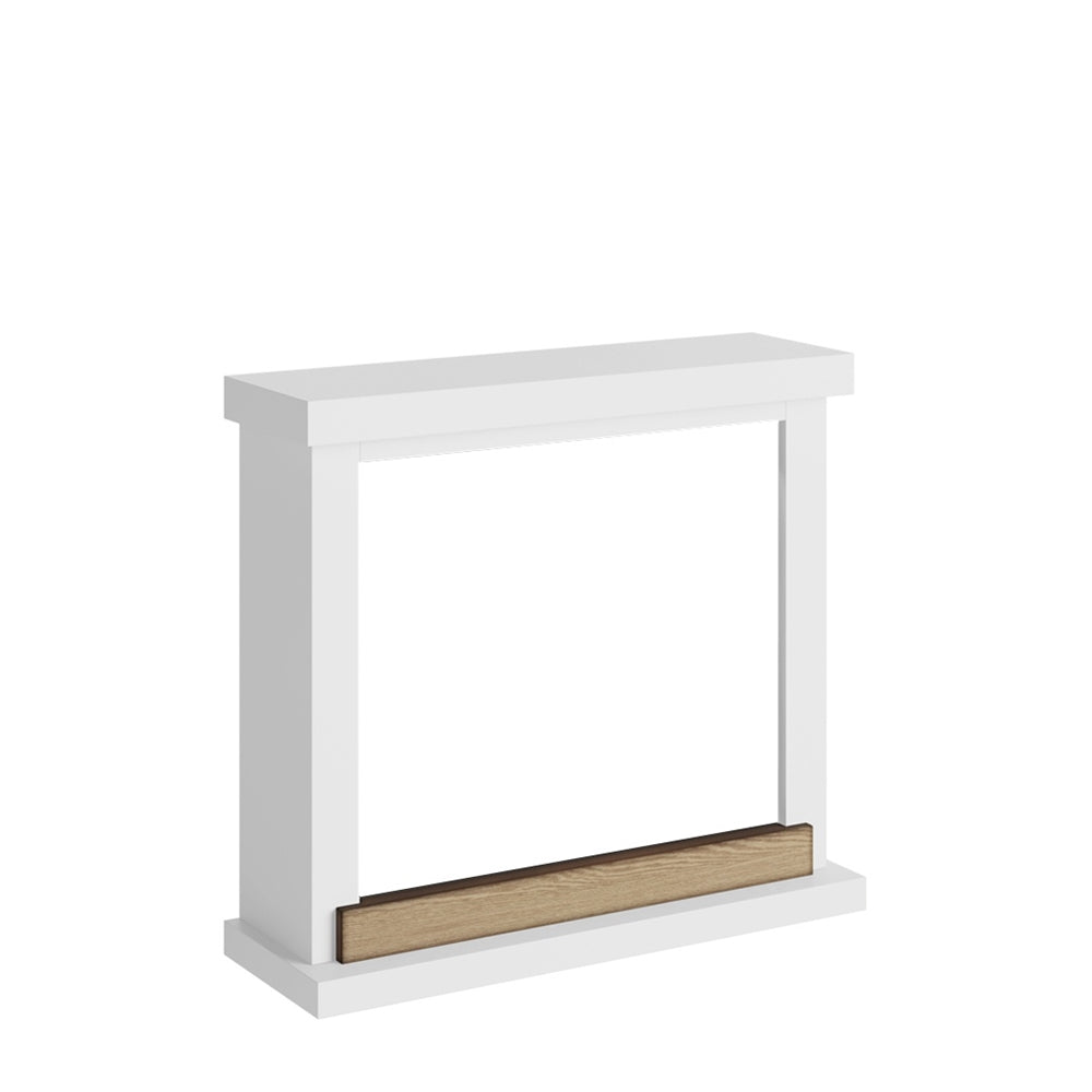 Hagen Electric Fireplace, Pure White, Mantel Only