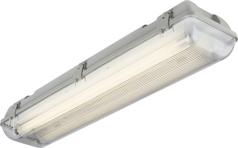 Twin T8 70W IP65 240V Emergency Backup Non-Corrosive Lamp Fitting
