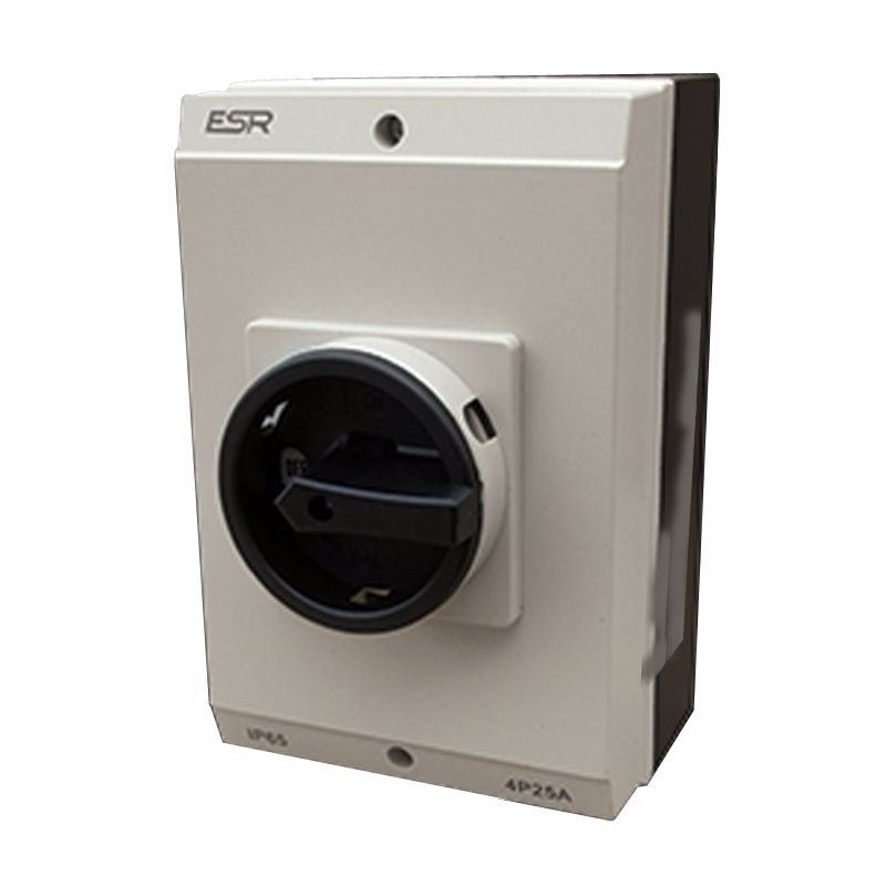 25A 4 Pole 1000V DC Large IP65 Industrial Rotary Isolator