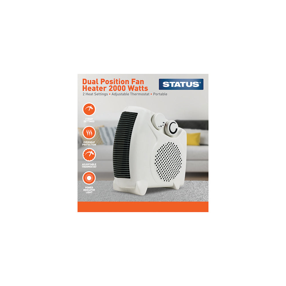 2kW Dual Position Fan Heater