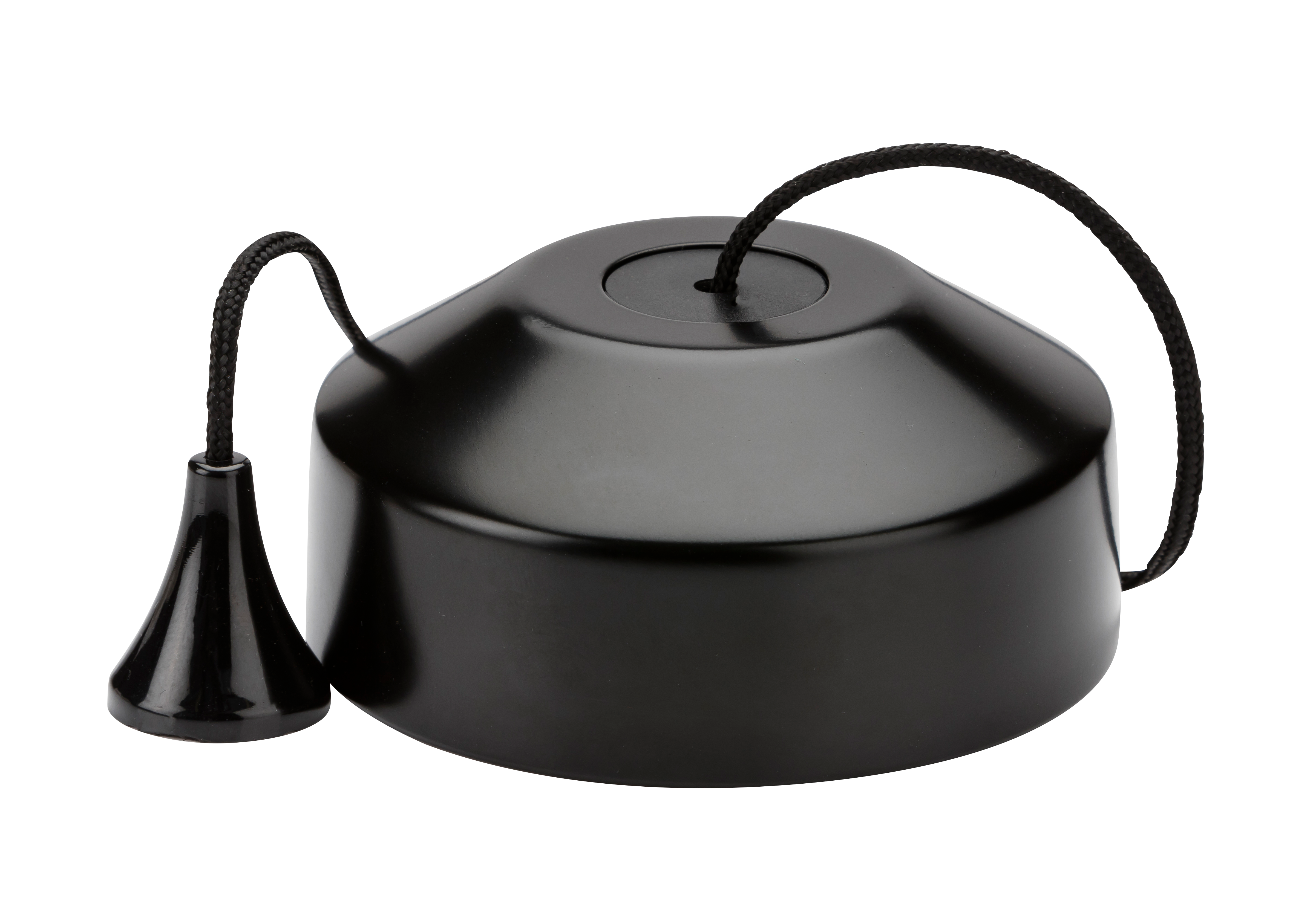 10AX 2-Way Pull Cord Switch - Matt Black