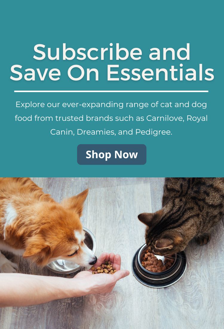 Subscribe and save on Pet Essentials