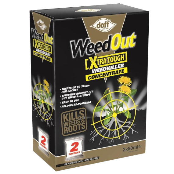 WeedOut Extra Tough Concentrated Weed Killer Sachets x2