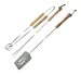 3 Piece Wooden Handle BBQ Tool Set