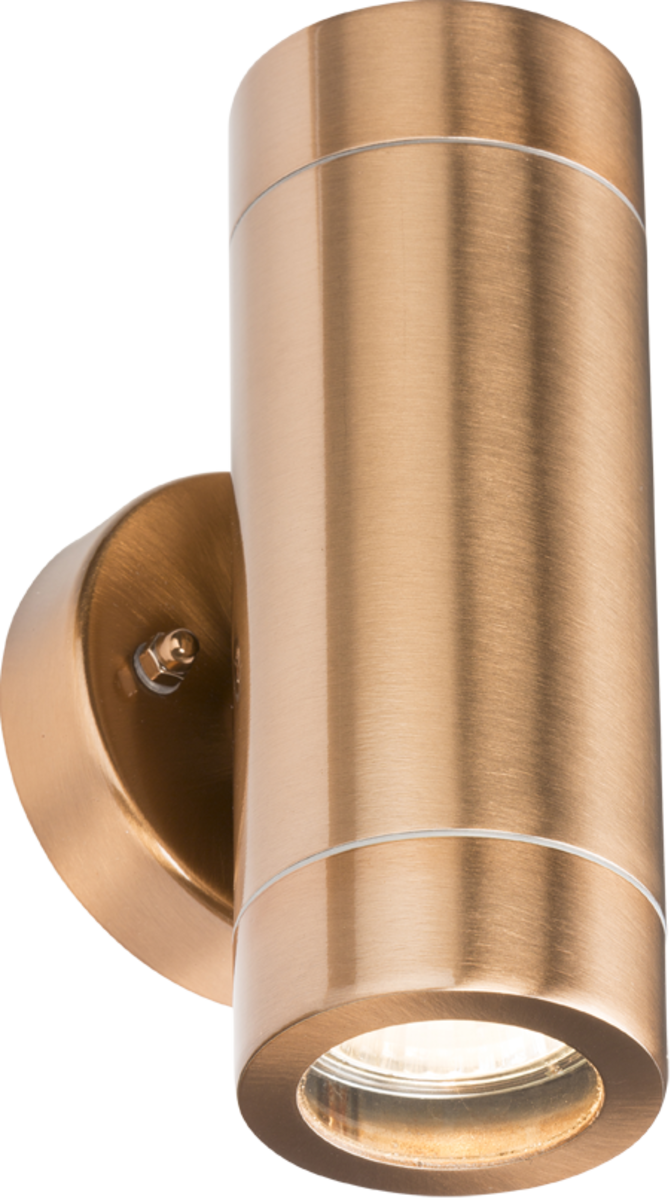 Fixed IP65 Copper Indoor Outdoor Double Wall Light