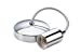 6 Inch E27 Contemporary Pendant Set - Polished Chrome