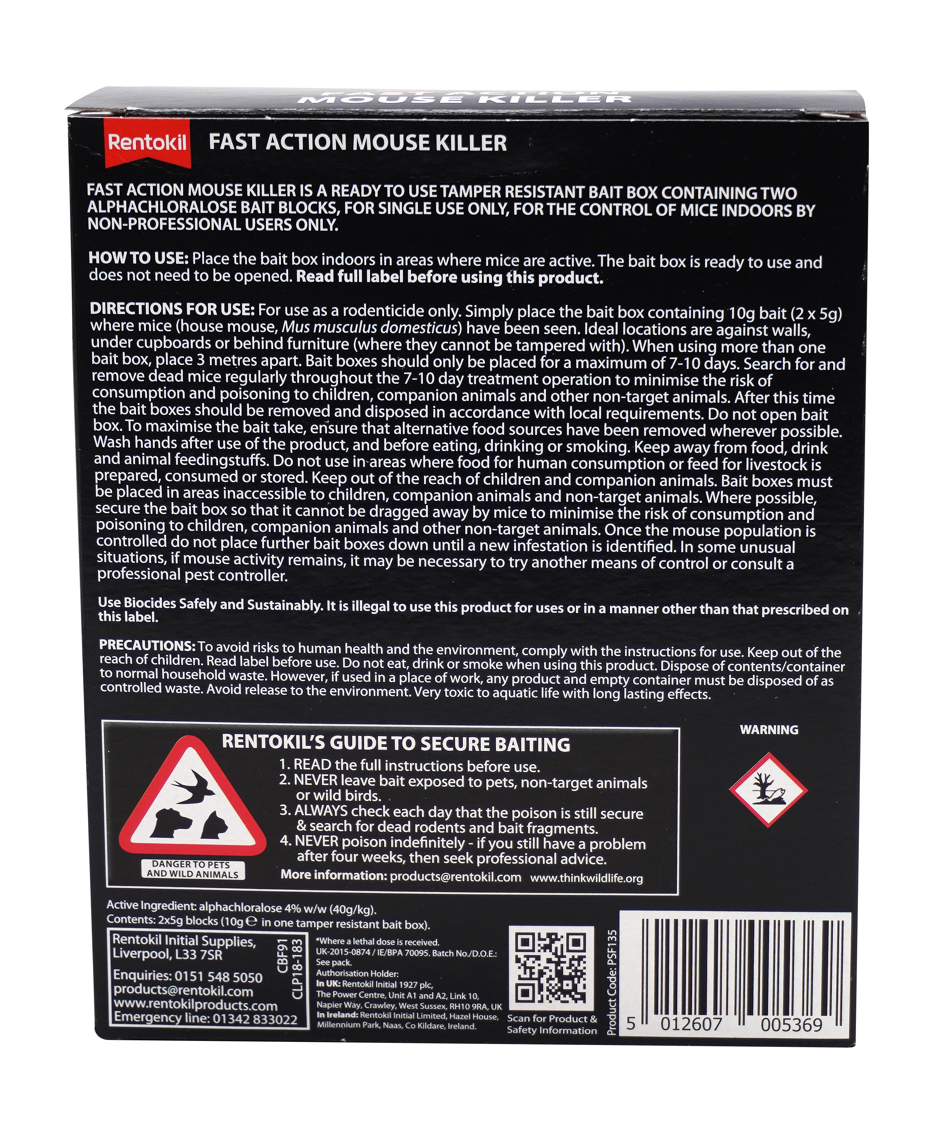 Fast Action Mouse Killer - Twin Pack