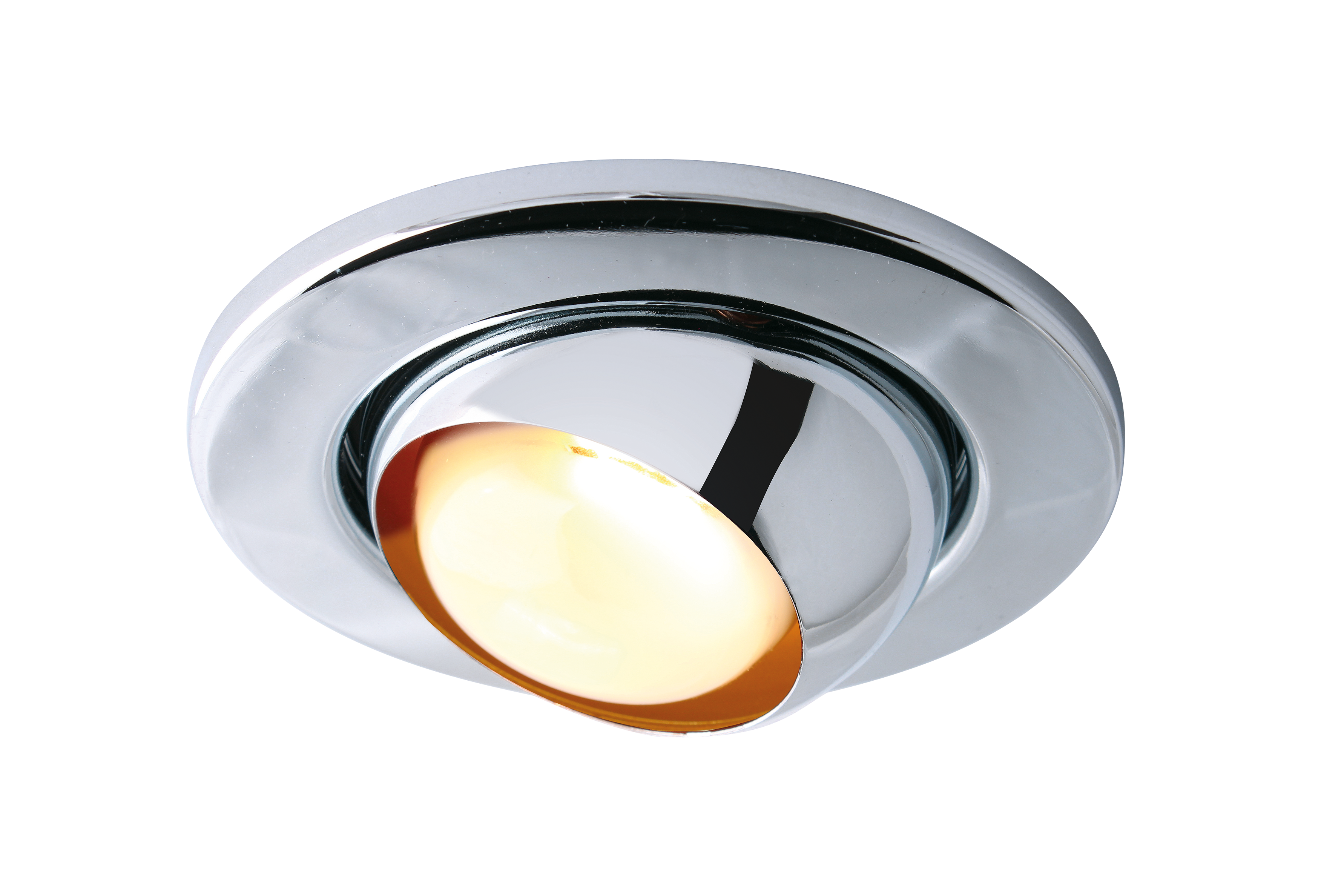 R63 ES 60W 230V Eyeball Downlight - Chrome