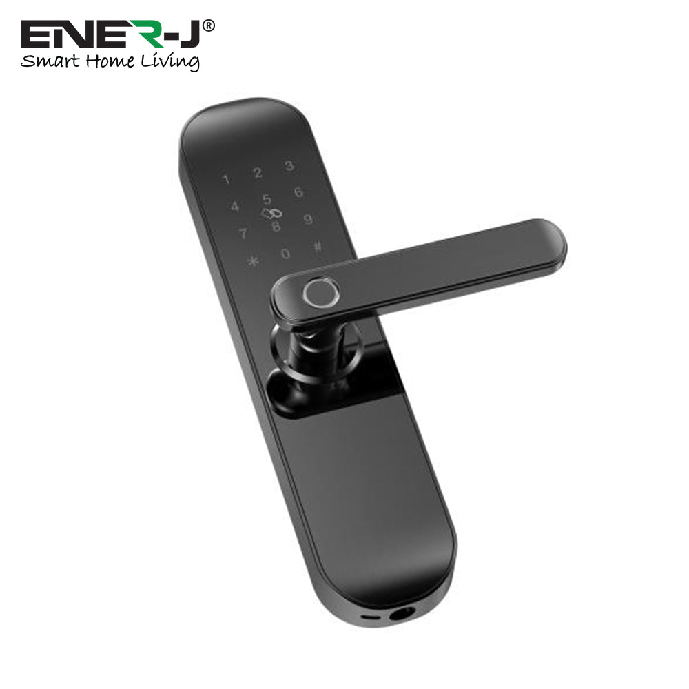 WiFi Smart Door Lock Right Handle - Black