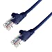 1m RJ45 CAT6 UTP Stranded Flush Moulded LS0H Network Cable - 24AWG - Blue
