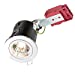 GU10 50W 230V LED Compatible IC Fire Rated Fixed Downlight - Polished Chrome