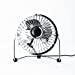 USB 4" Portable Fan - Chrome