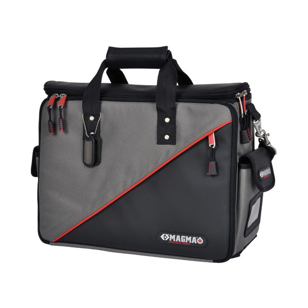 Black & Red Soft Technicians Electricians Tool Storage Case Bag
