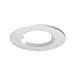 Traditional IP65 Round Fire Rated Bezels for FireKnight - Polished White