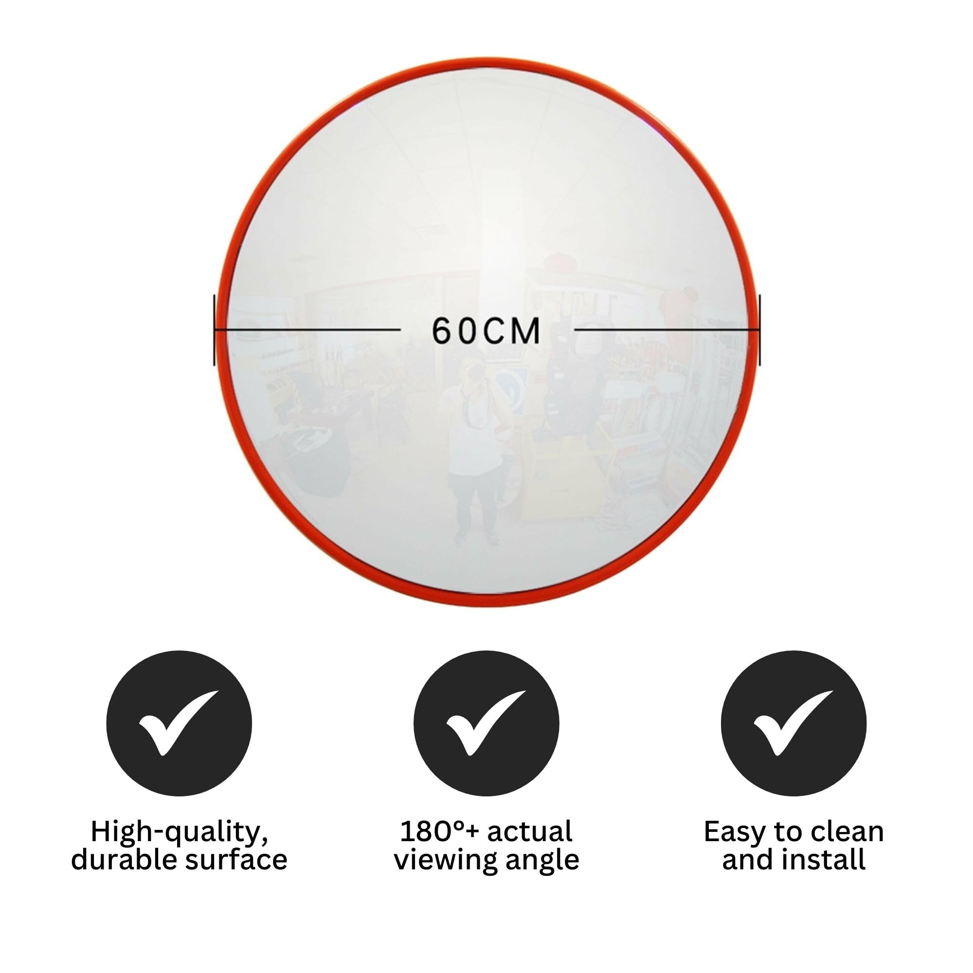 Indoor Convex Mirrors - 60cm